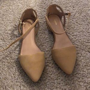 Express Tan Flats